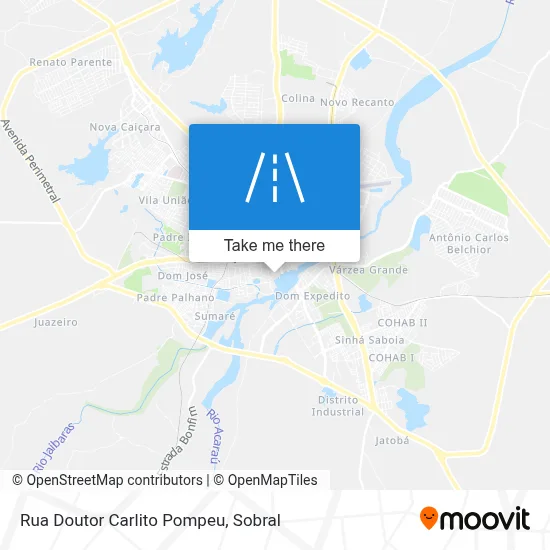 Rua Doutor Carlito Pompeu map