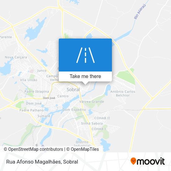 Rua Afonso Magalhães map