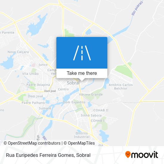 Rua Euripedes Ferreira Gomes map