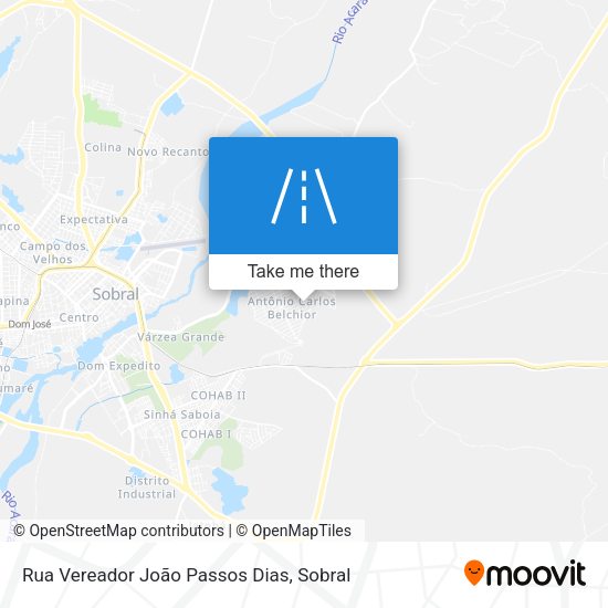 Rua Vereador João Passos Dias map