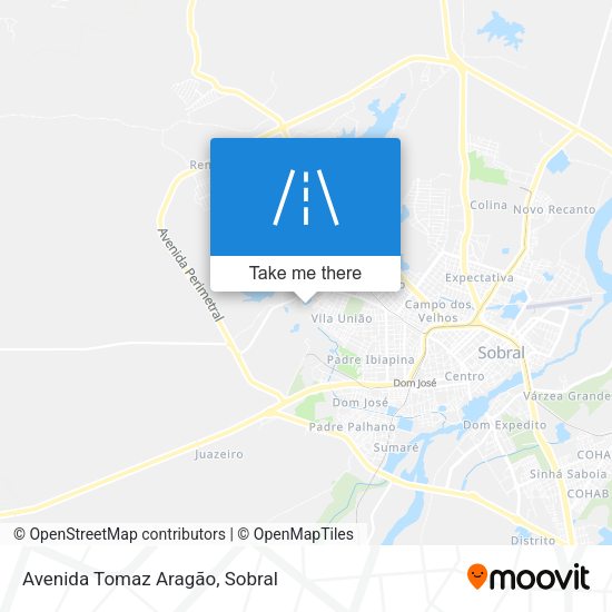 Avenida Tomaz Aragão map