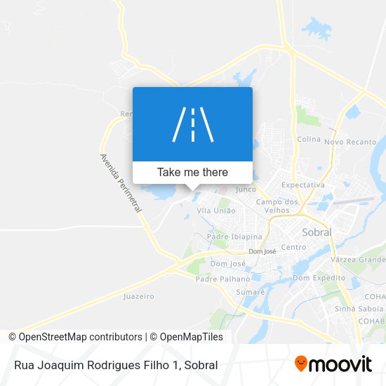 Rua Joaquim Rodrigues Filho 1 map