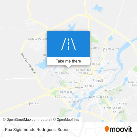 Rua Sigismundo Rodrigues map