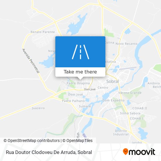 Mapa Rua Doutor Clodoveu De Arruda