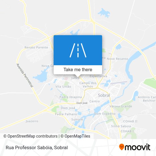Rua Professor Sabóia map