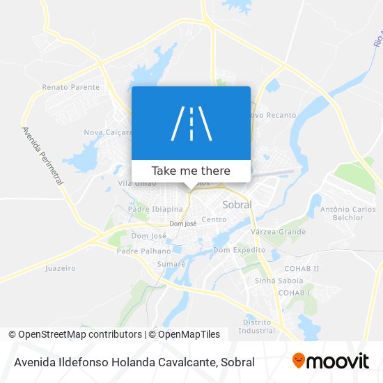 Avenida Ildefonso Holanda Cavalcante map