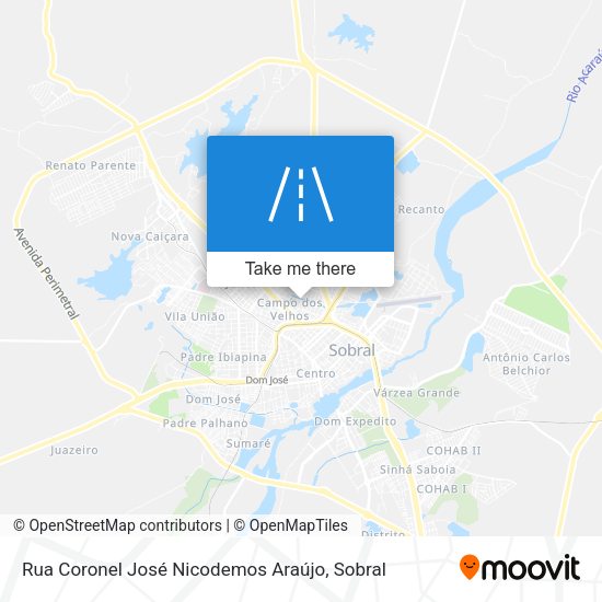 Rua Coronel José Nicodemos Araújo map