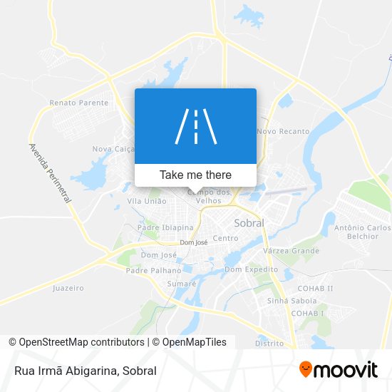 Rua Irmã Abigarina map