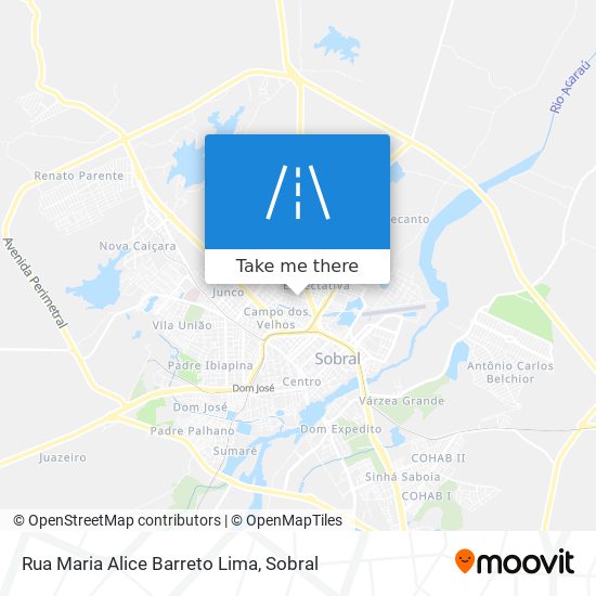 Rua Maria Alice Barreto Lima map