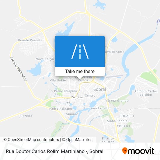 Rua Doutor Carlos Rolim Martiniano - map