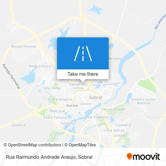 Rua Raimundo Andrade Araujo map
