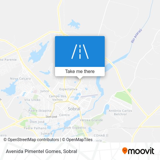 Avenida Pimentel Gomes map