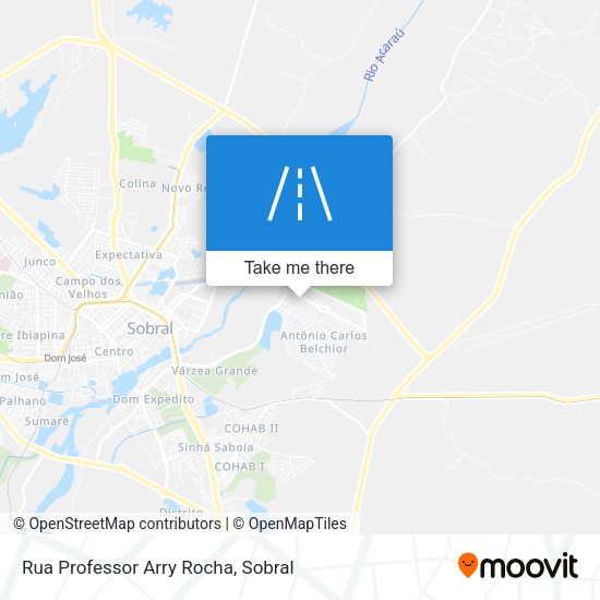 Rua Professor Arry Rocha map