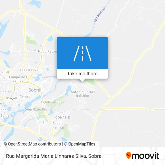 Rua Margarida Maria Linhares Silva map