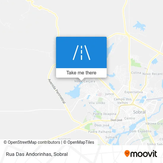 Rua Das Andorinhas map