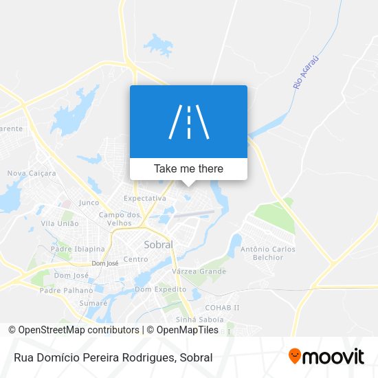 Rua Domício Pereira Rodrigues map