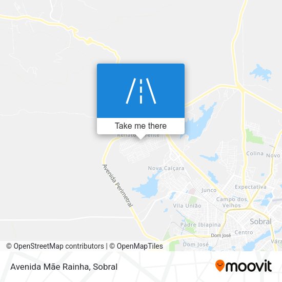 Avenida Mãe Rainha map