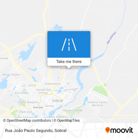 Rua João Paulo Segundo map