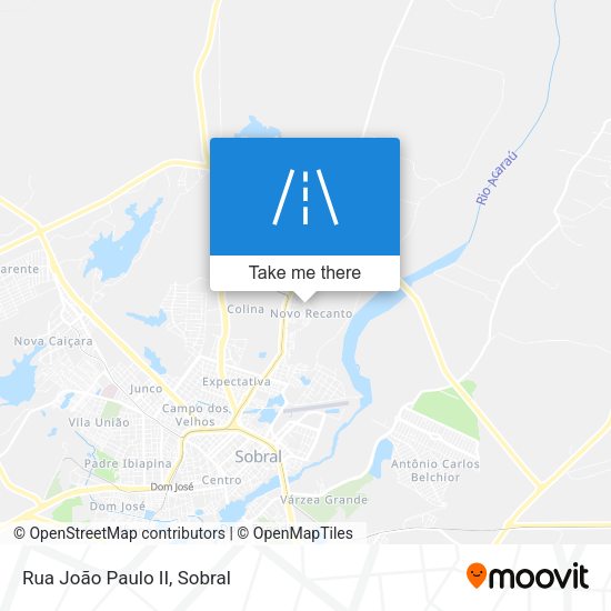 Rua João Paulo II map