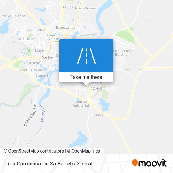 Rua Carmelina De Sá Barreto map
