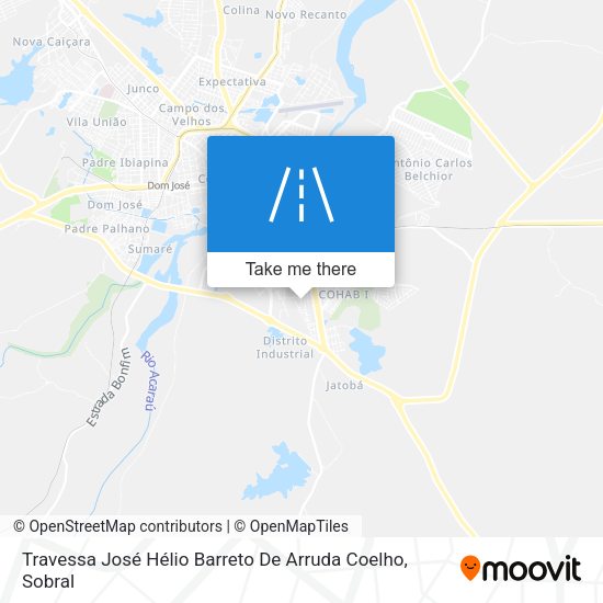 Travessa José Hélio Barreto De Arruda Coelho map