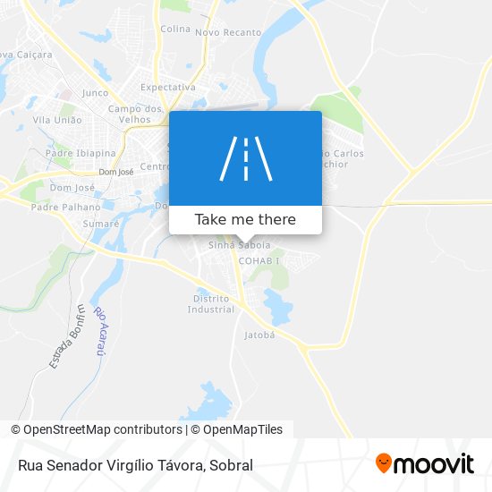 Rua Senador Virgílio Távora map