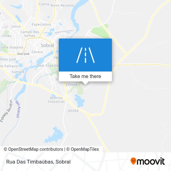Rua Das Timbaúbas map