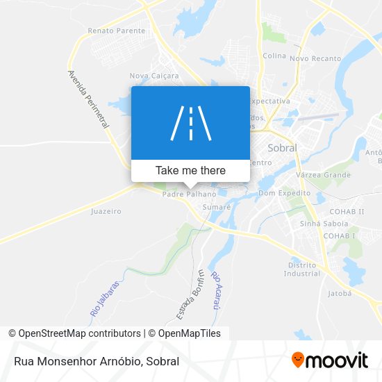Rua Monsenhor Arnóbio map