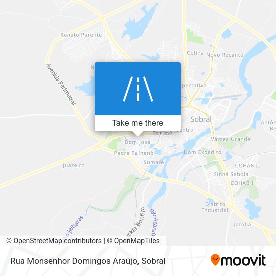 Rua Monsenhor Domingos Araújo map