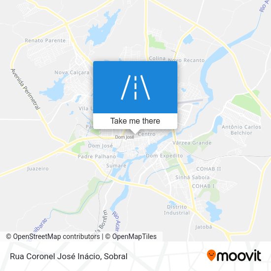 Rua Coronel José Inácio map