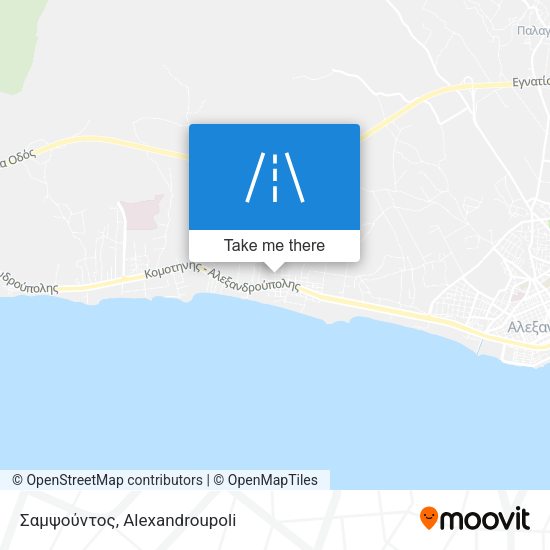 Σαμψούντος map