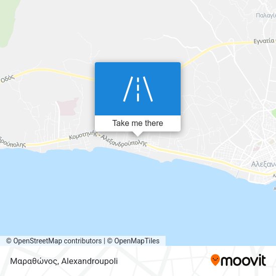 Μαραθώνος map