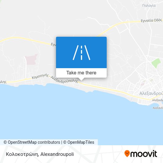 Κολοκοτρώνη map