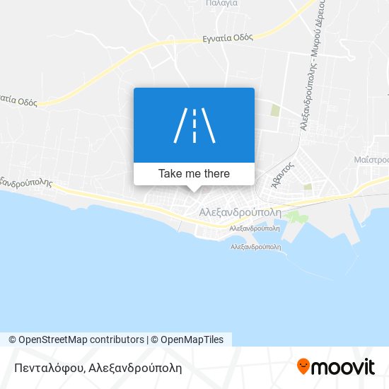 Πενταλόφου map