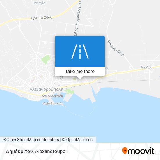 Δημόκριτου map