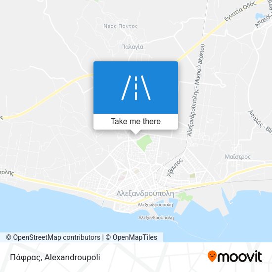 Πάφρας map