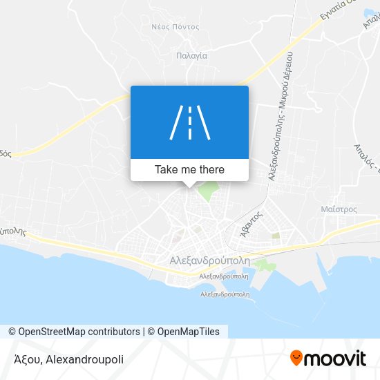 Άξου map