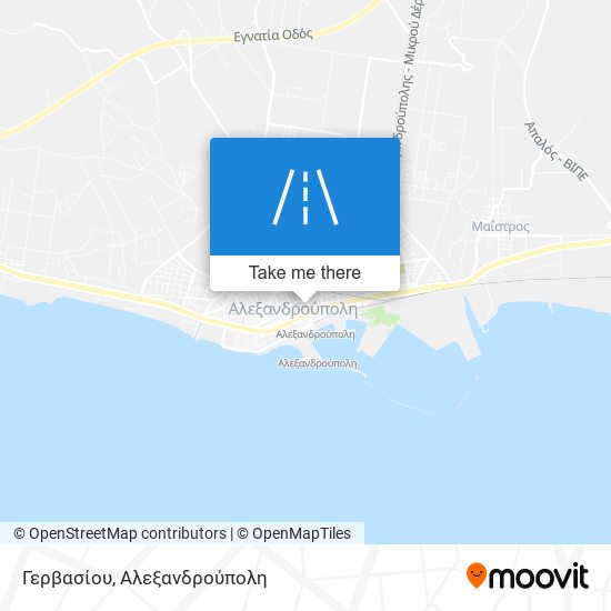 Γερβασίου map