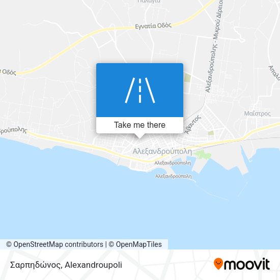 Σαρπηδώνος map