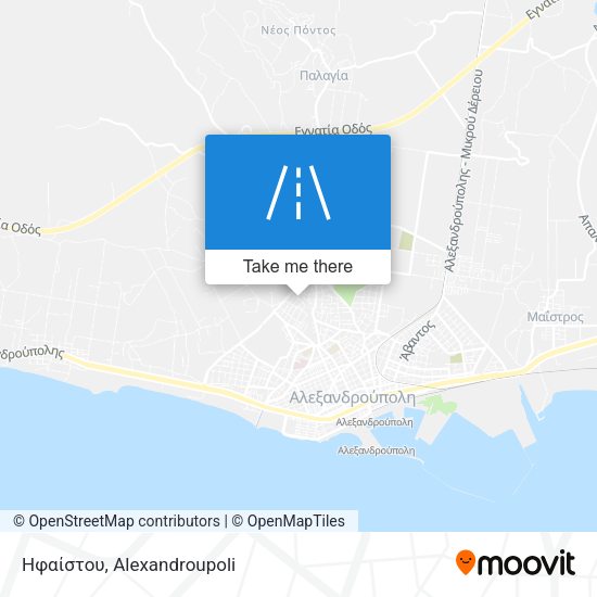Ηφαίστου map