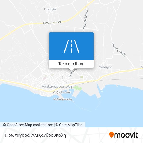 Πρωταγόρα map