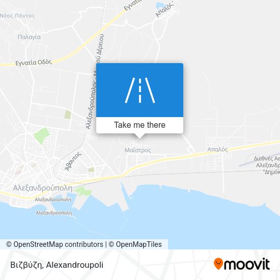 Βιζβύζη map
