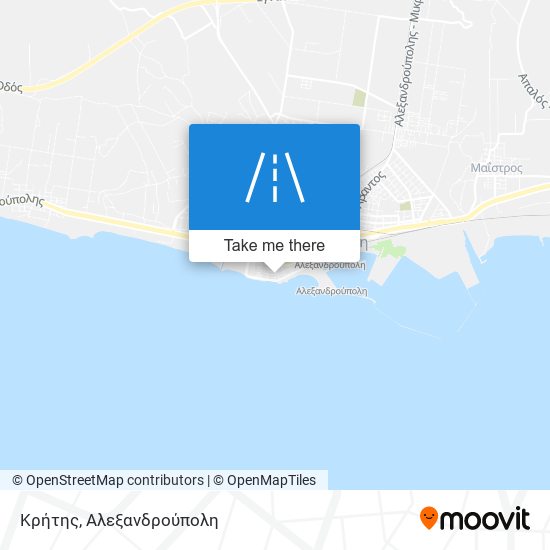 Κρήτης map