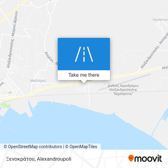 Ξενοκράτου map