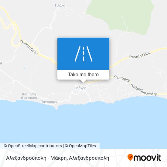 Αλεξανδρούπολη - Μάκρη map