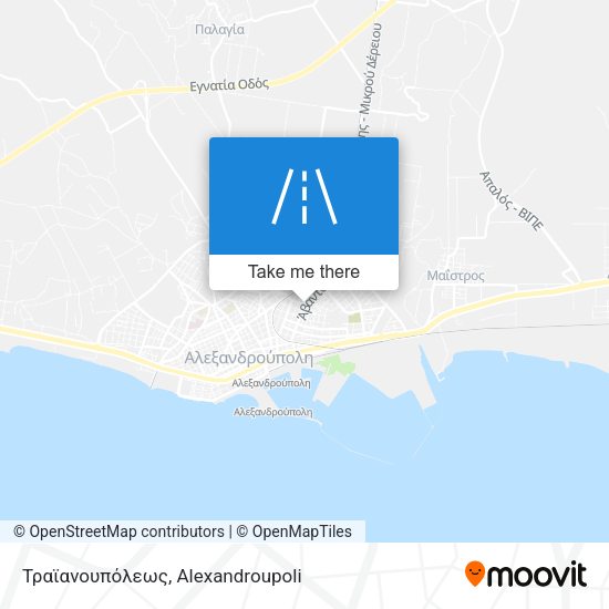 Τραϊανουπόλεως map