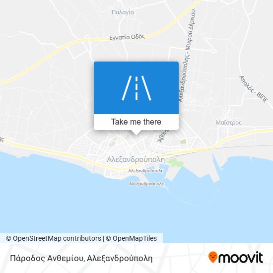 Πάροδος Ανθεμίου map