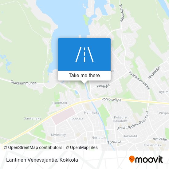 Läntinen Venevajantie map