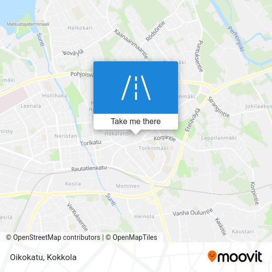 Oikokatu map