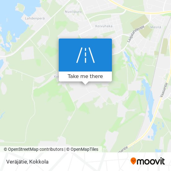 Veräjätie map